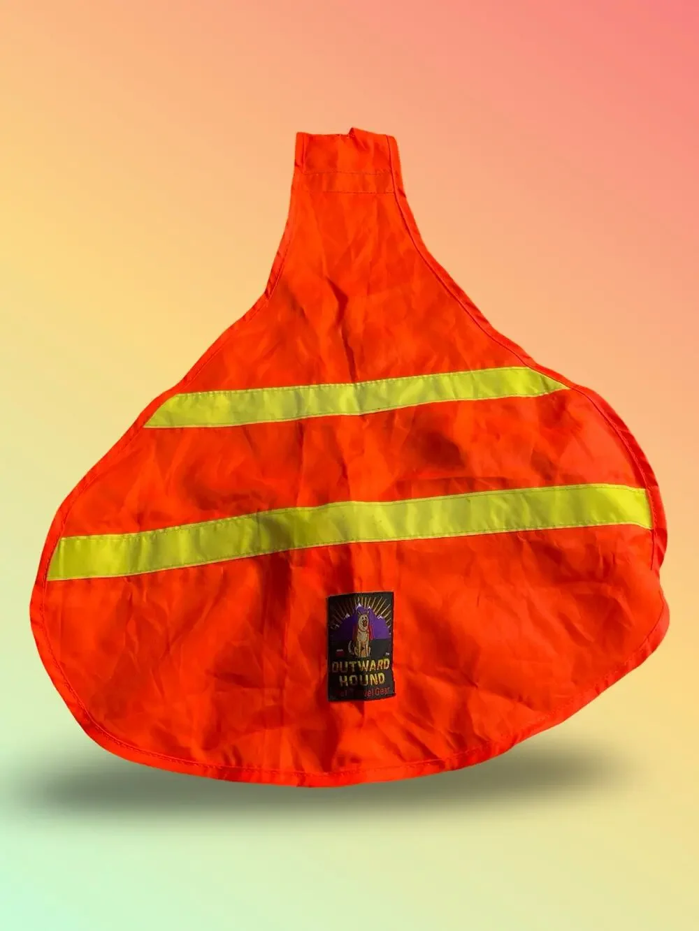 Outward Hound Reflecti-Vest Large Orange High Visibility Safety Dog Vest Orange